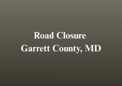 Road Closure – Garrett County, MD