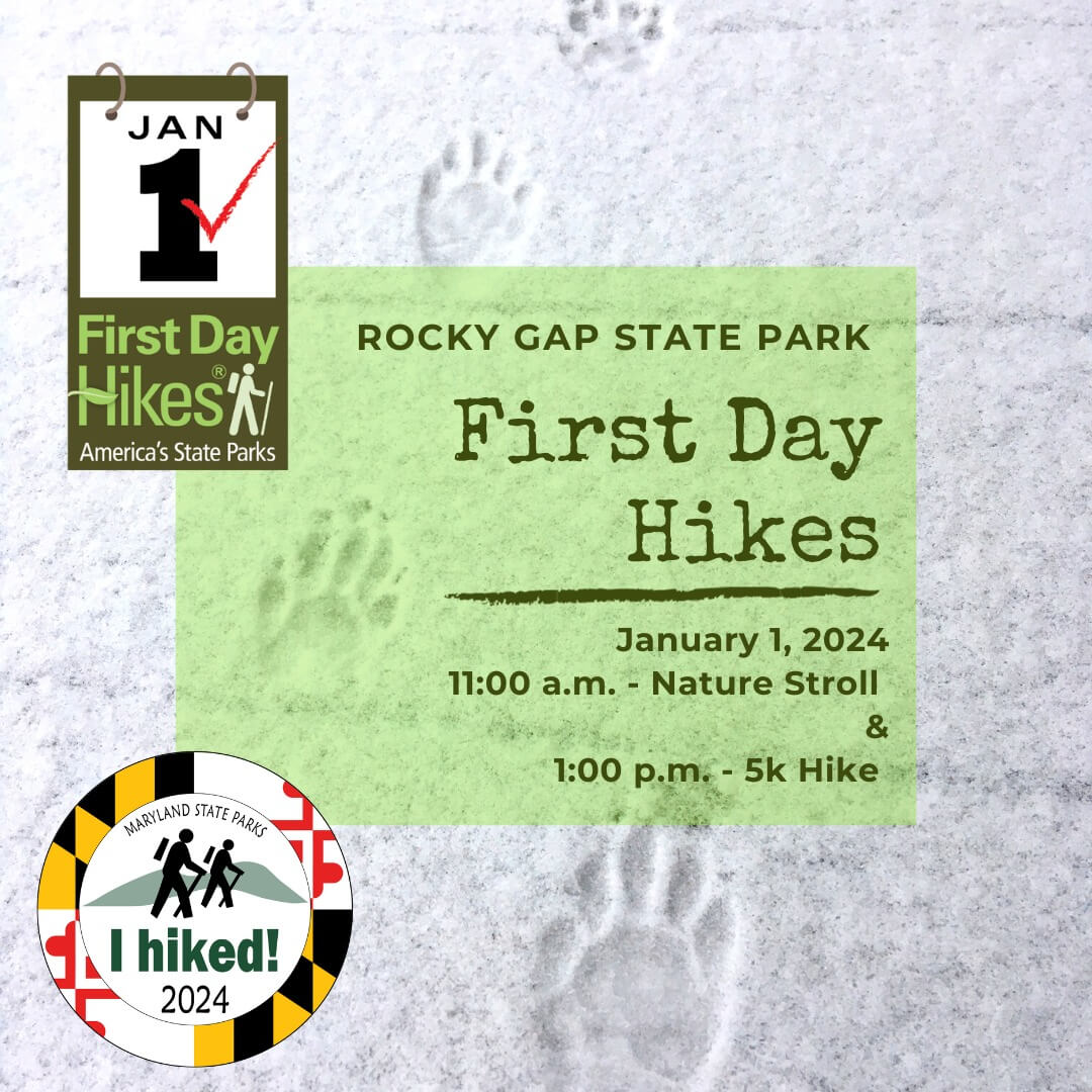 Rocky Gap State Park's First Day Hike at Deep Creek Lake, MD