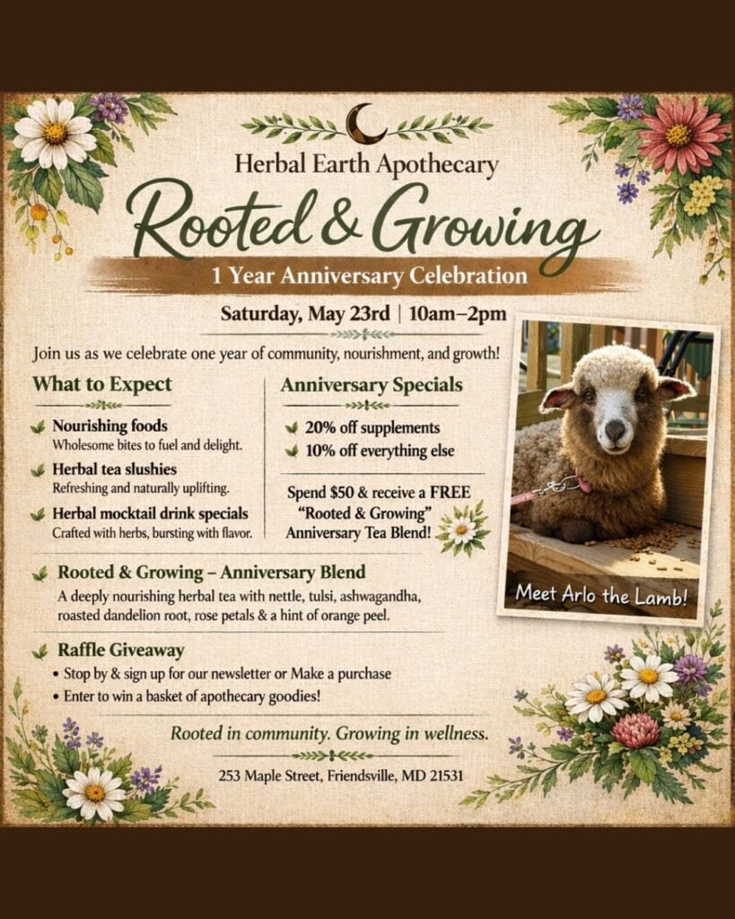 Rooted & Growing 1 Year Anniversary Celebration