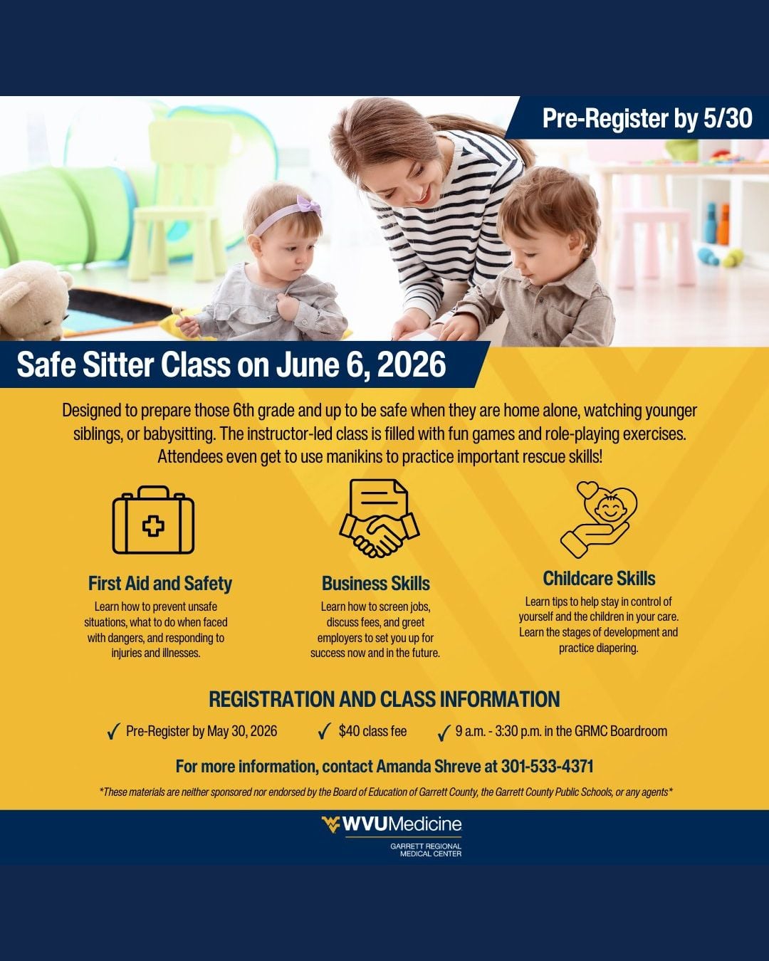Safe Sitter Class