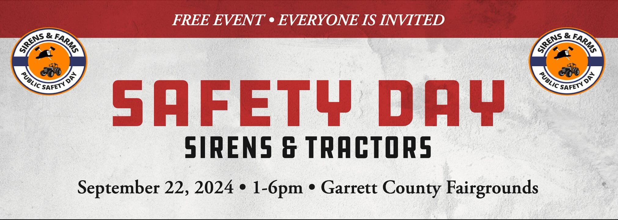 Safety Days - Sirens & Tractors at Deep Creek Lake, MD