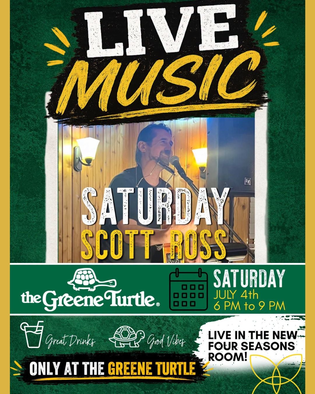 Scott Ross at The Greene Turtle (Deep Creek)