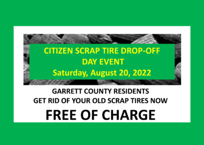 Garrett County Scrap Tire Drop-Off Day