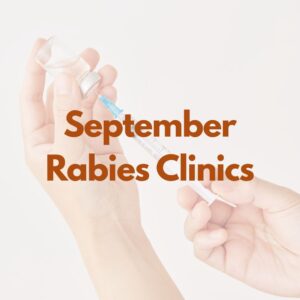 September Rabies Clinic
