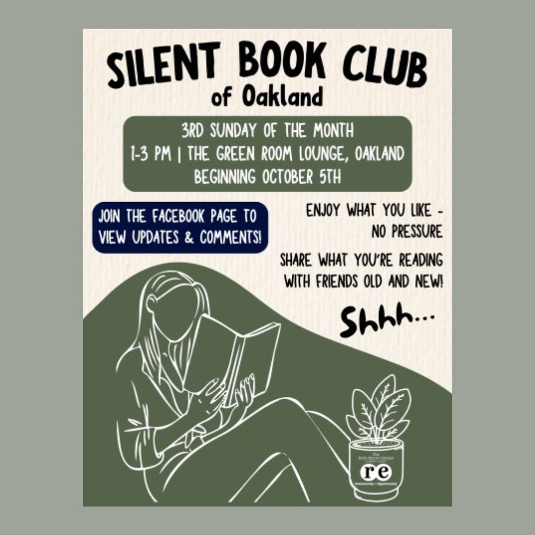 Silent Book Club of Oakland at the Green Room Lounge