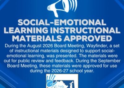 Social-Emotional Learning Instructional Materials Approved