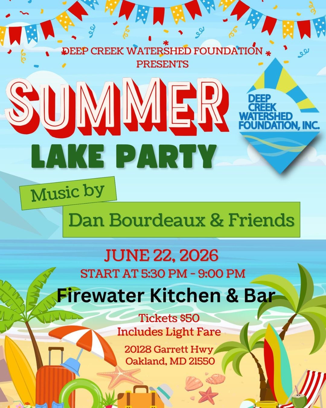 Summer Lake Party (Deep Creek Lake, MD)