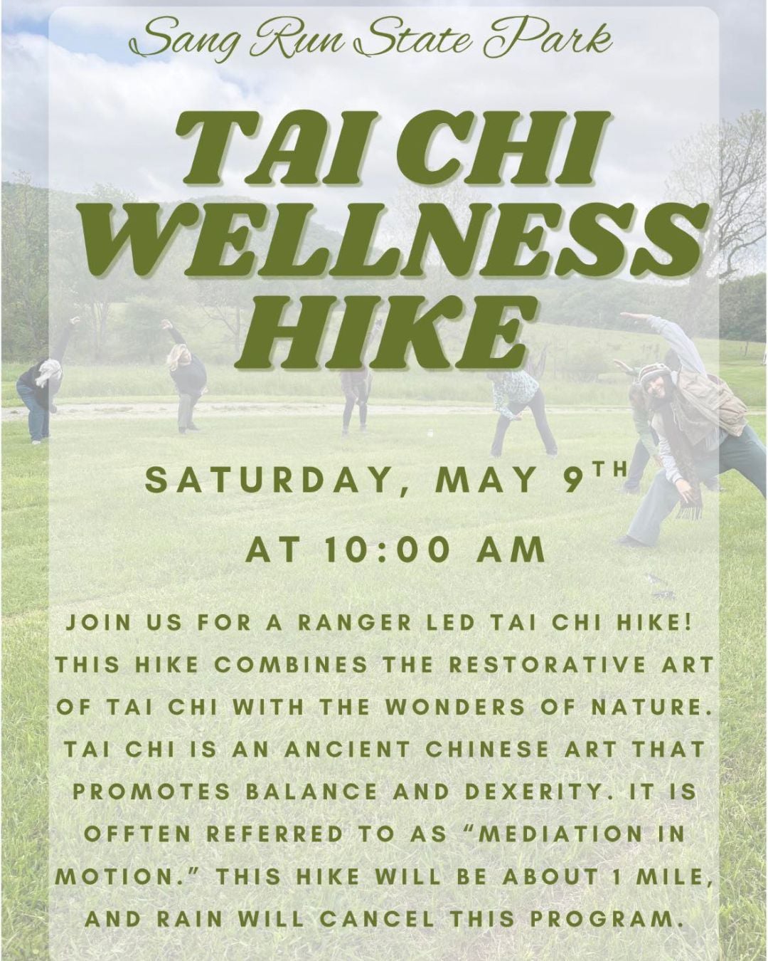 Tai Chi Wellness Hike