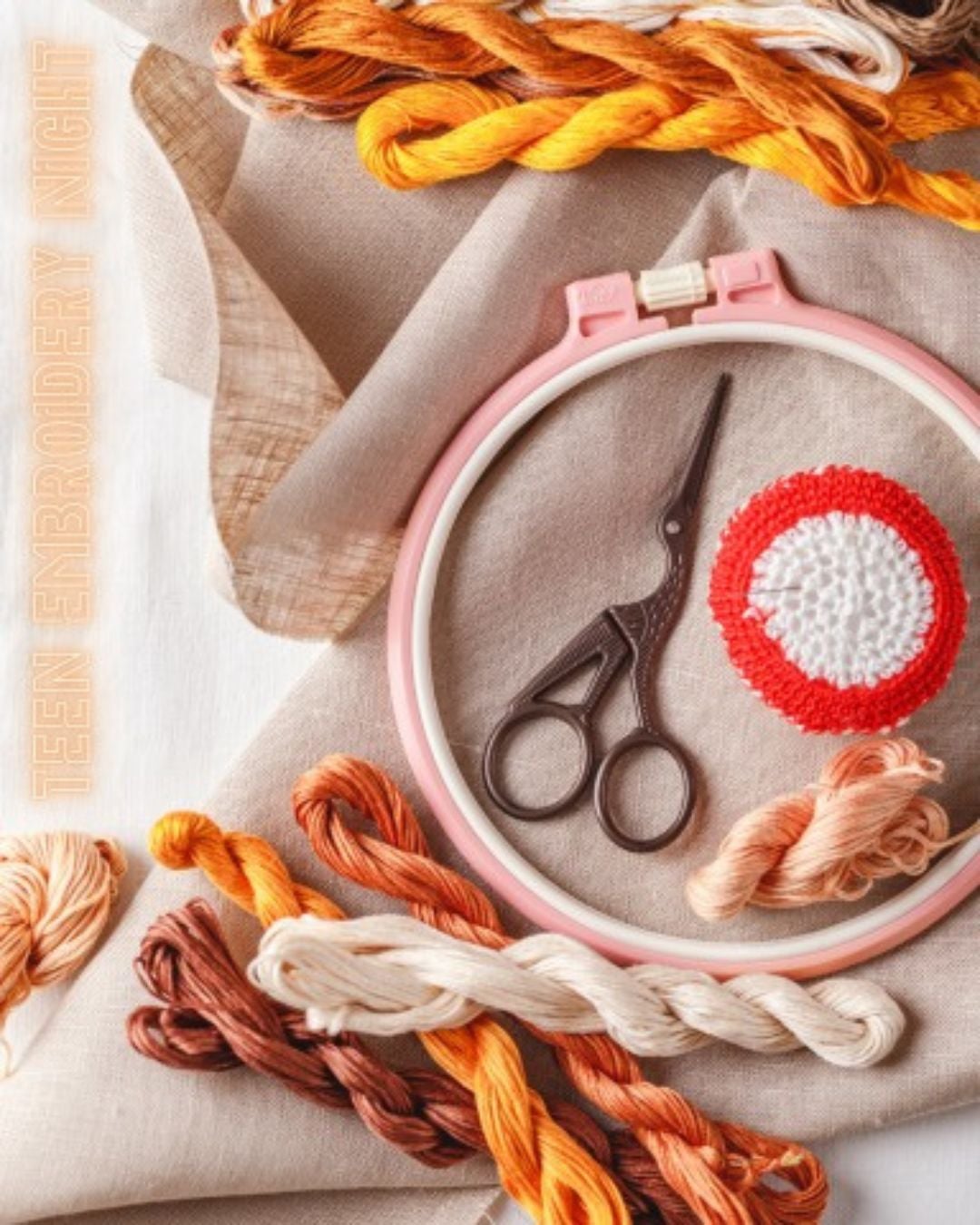 Teen Embroidery Night!