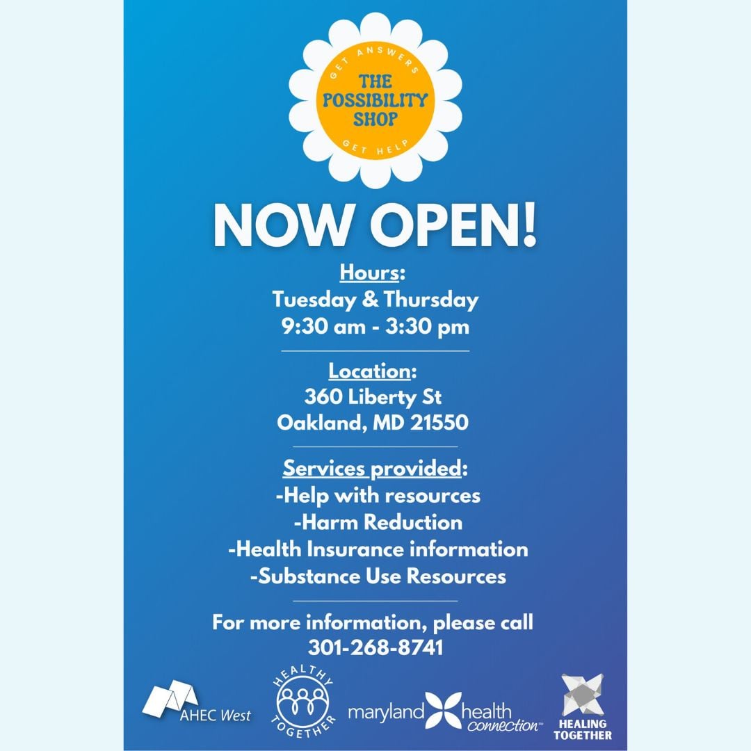 The Possibility Shop Pop-Up in Oakland (Deep Creek Lake, MD)