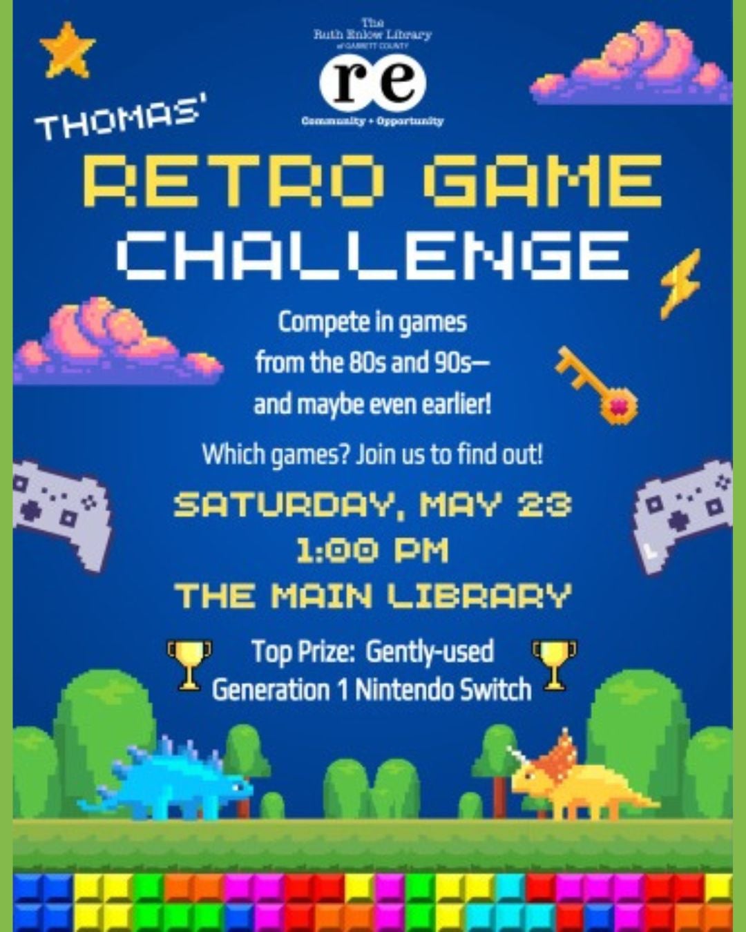Thomas' Retro Game Challenge!