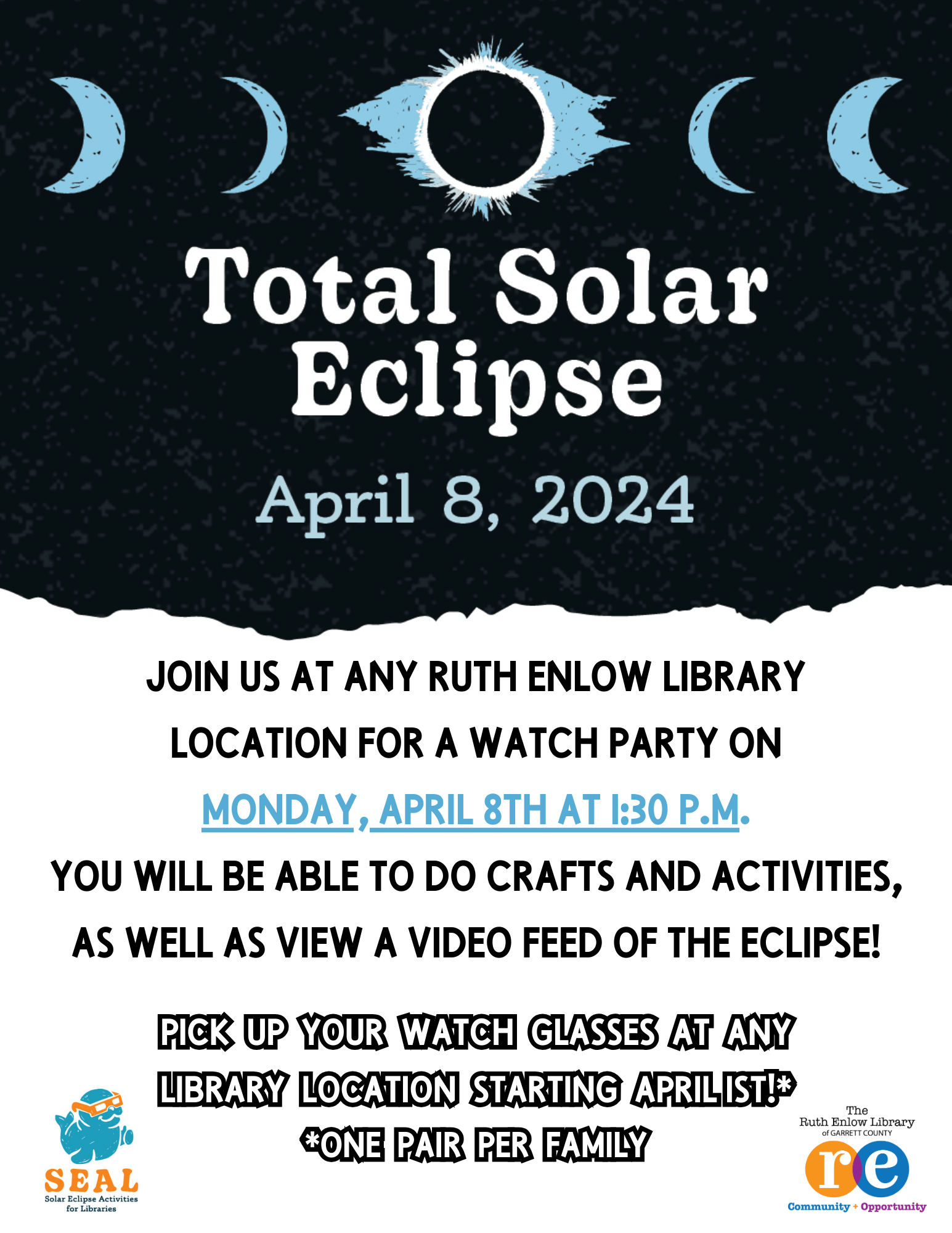 Total Solar Eclipse Watch Party at Deep Creek Lake, MD