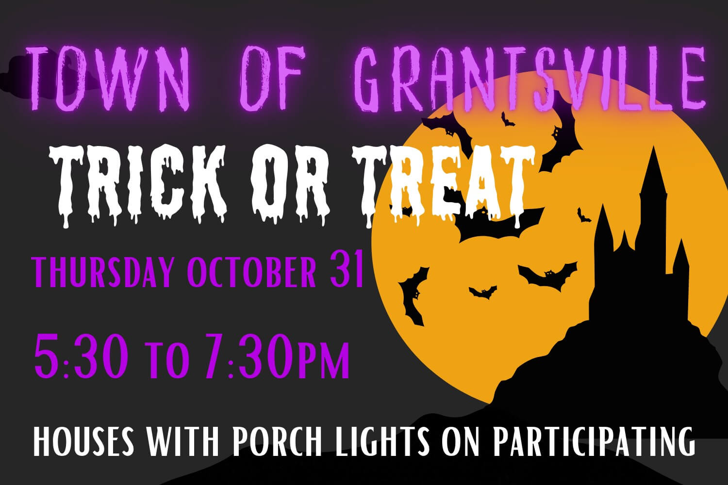 Town of Grantsville Trick or Treat (Deep Creek Lake, MD)