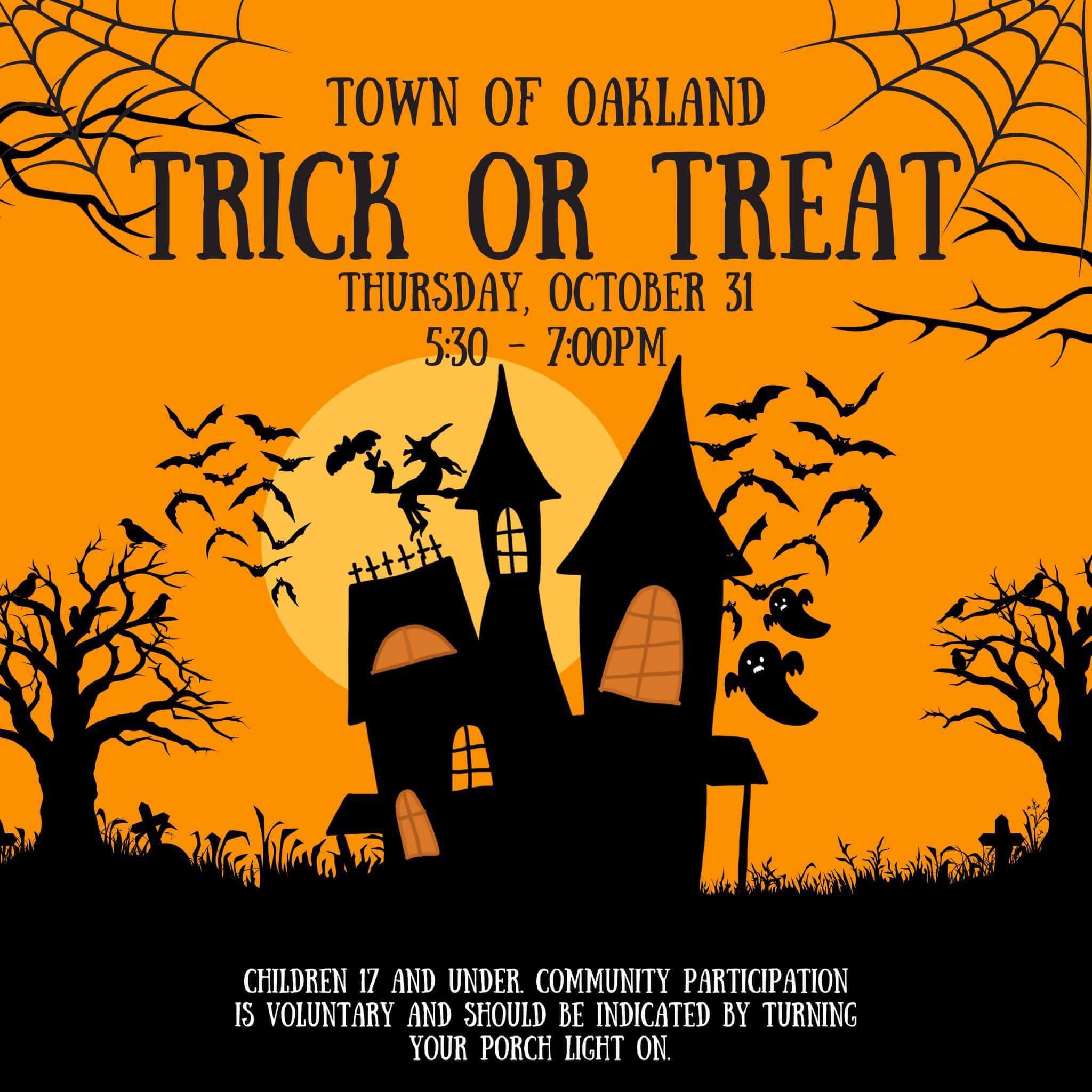 Town of Oakland Trick or Treat (Deep Creek Lake, MD)