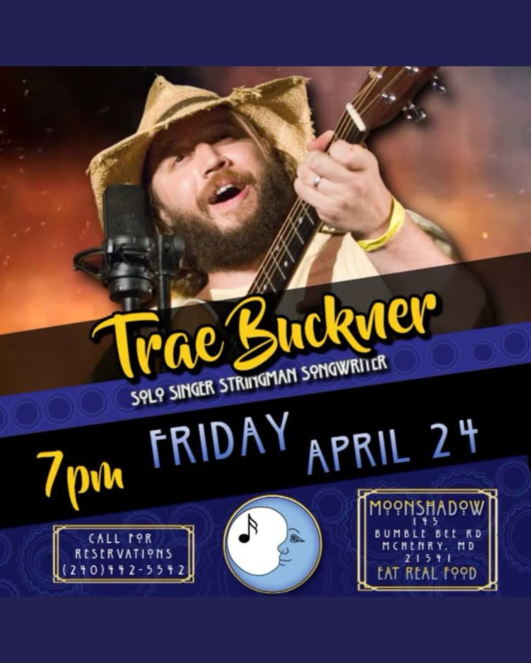 Trae Buckner at MoonShadow (Deep Creek Lake, MD)