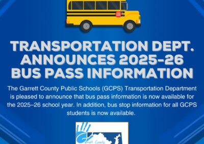 Transportation Department Announces 2025-26 Bus Pass Information