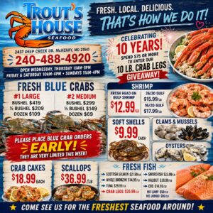 Trout's House Seafood (05/19/26)