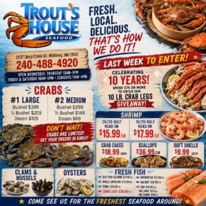Trout's House Seafood (05/26/26)