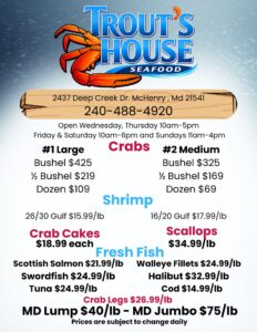 Trout's House Seafood (06/23/26)