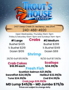 Trout's House Seafood (07/01)