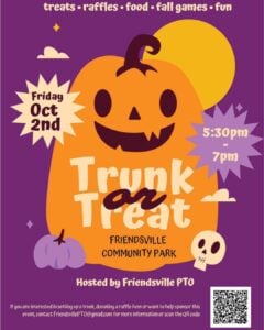 Trunk or Treat at Friendsville Community Park