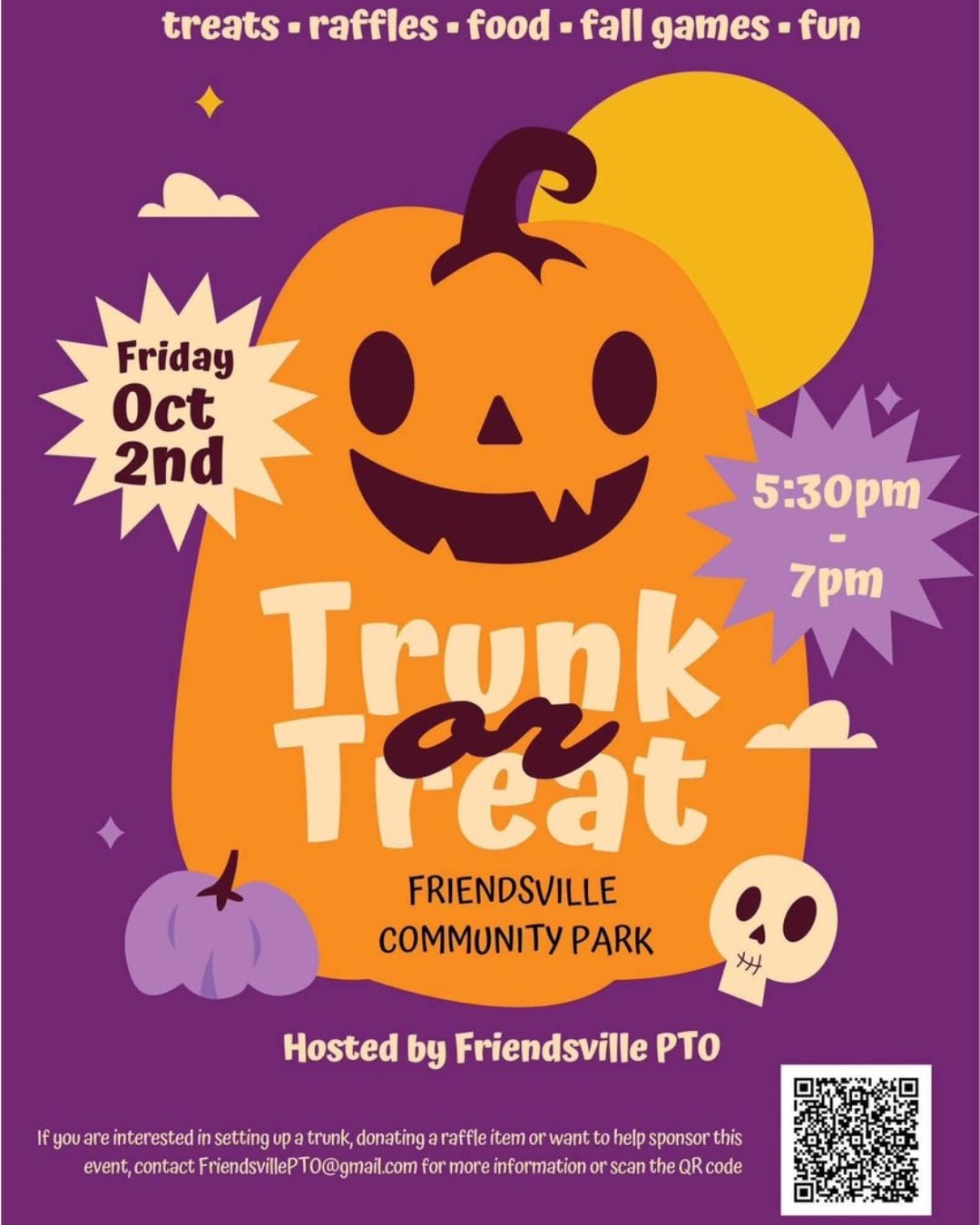 Trunk or Treat at Friendsville Community Park