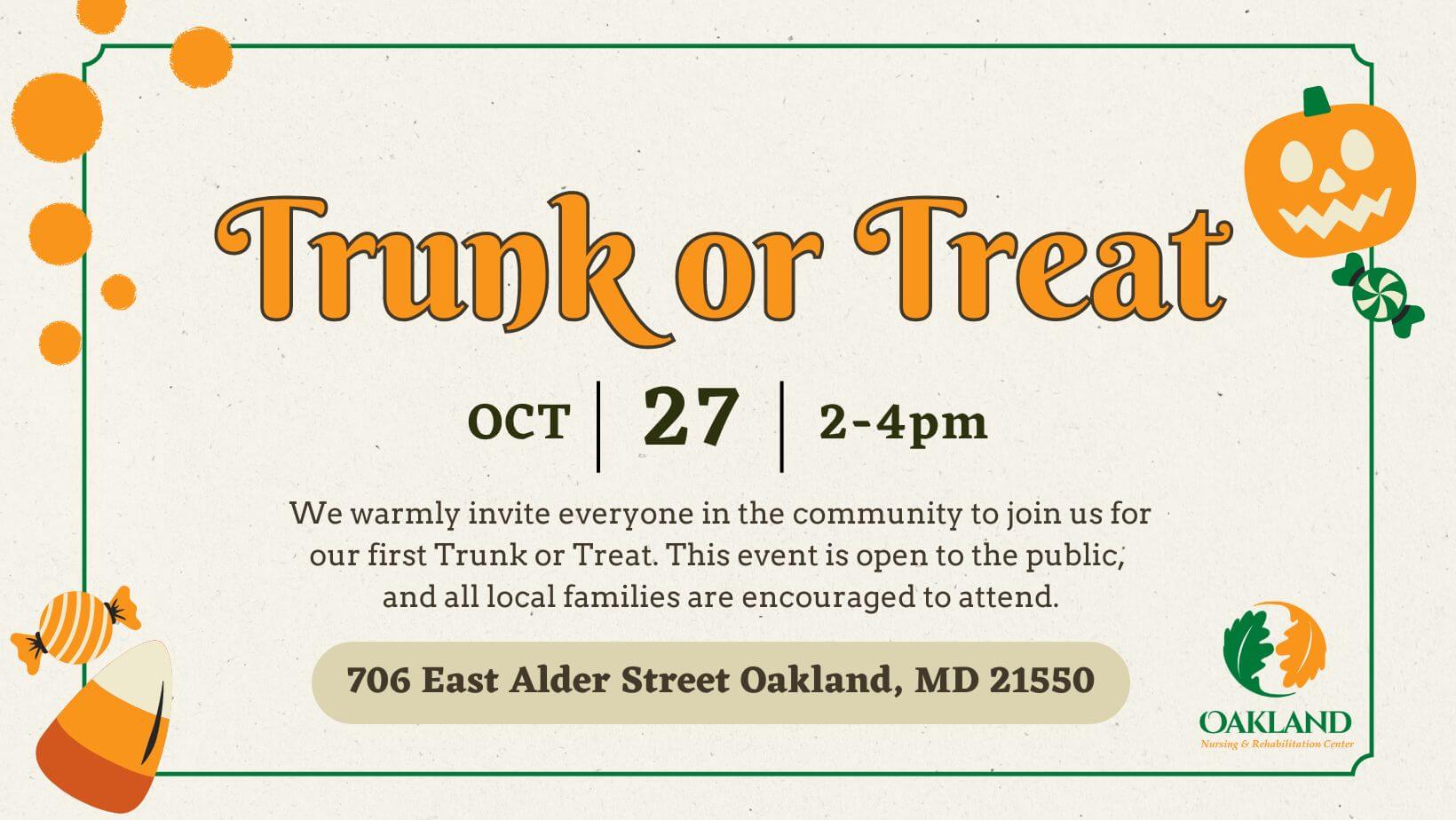 Trunk or Treat at Deep Creek Lake, MD