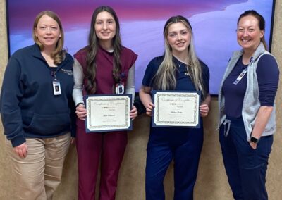 Two Nurses Complete Garrett Regional Medical Center’s Nurse Residency Program