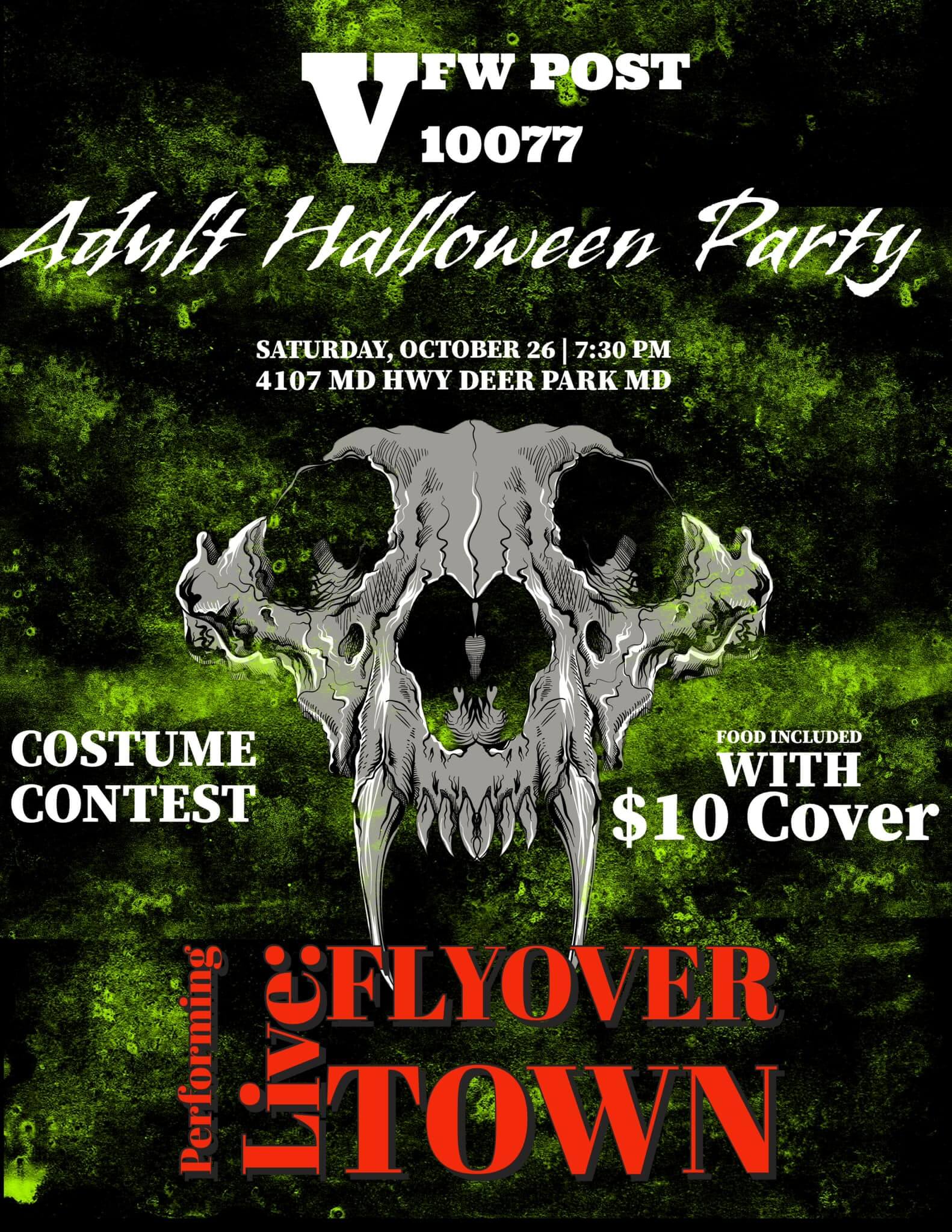 VFW Post 10077 Adult Halloween Party (Deep Creek Lake, MD)