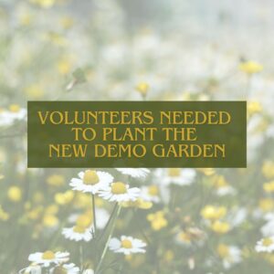 Volunteers Needed to Plant the New Demo Garden (Deep Creek Lake, MD)