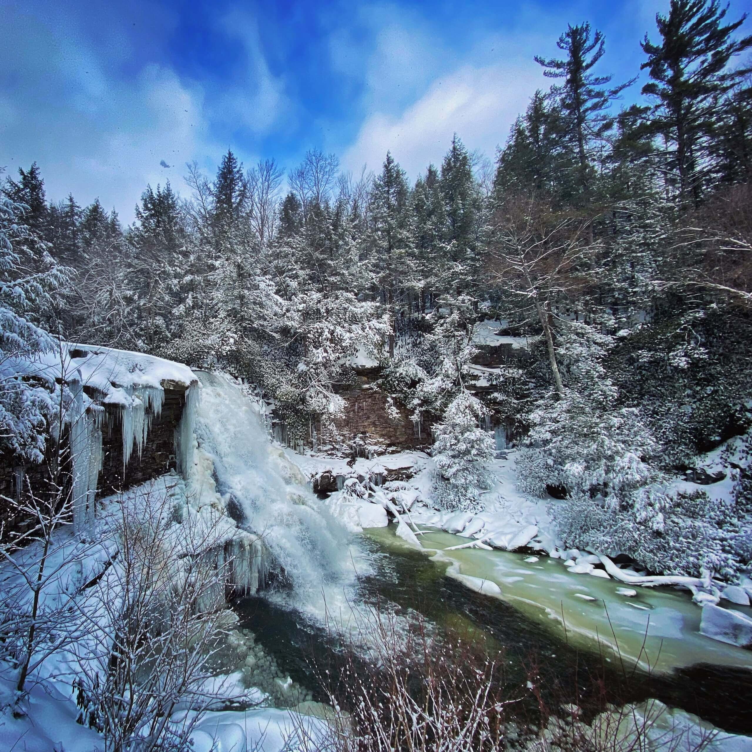 Winter Where Am I Waterfall | Deep Creek Times