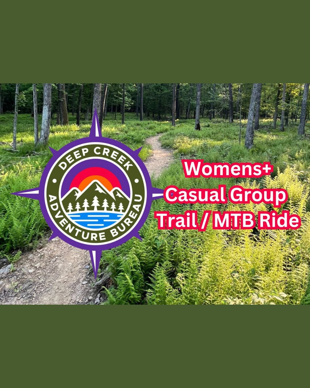 Womens + Casual Group Trail MTB Ride
