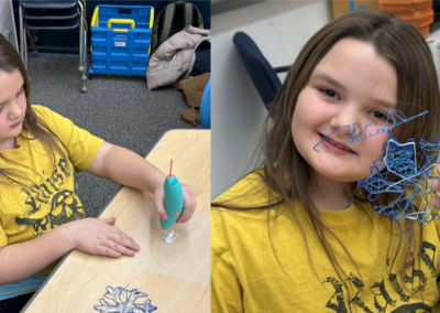 Youth From Several Elementary Schools Explored STEM Through Freeform 3-D Printing