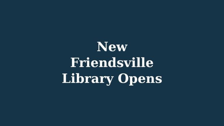New Friendsville Library Opens