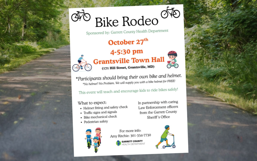 Health Department Hosting Bike Rodeo Oct. 27 in Grantsville