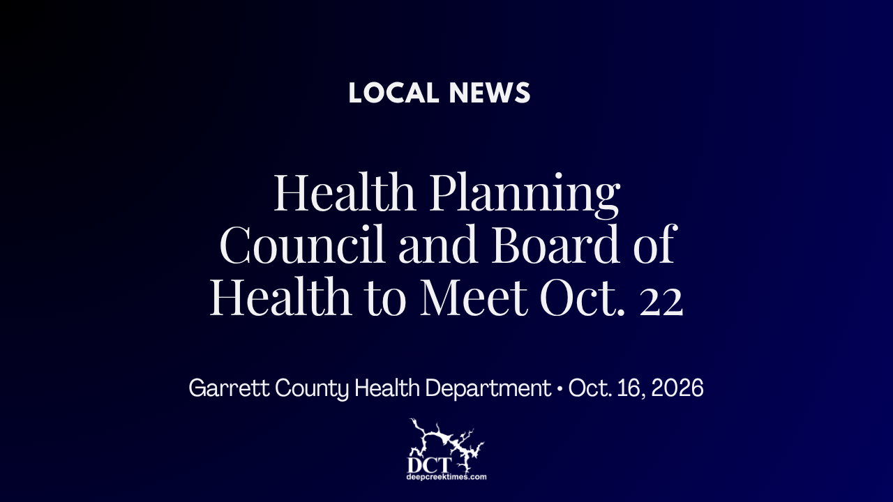 Health Planning Council and Board of Health to Meet Oct. 22