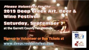 Volunteer at the Deep Creek Art, Beer & Wine Festival