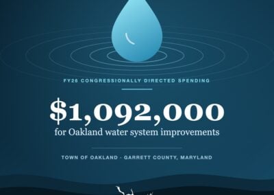 Oakland Secures $1.09 Million in Federal Funding to Replace Aging Water System