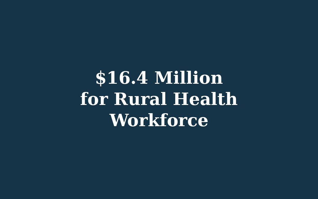 State Rural Health Workforce Grants Include Projects Serving Garrett and Allegany Counties