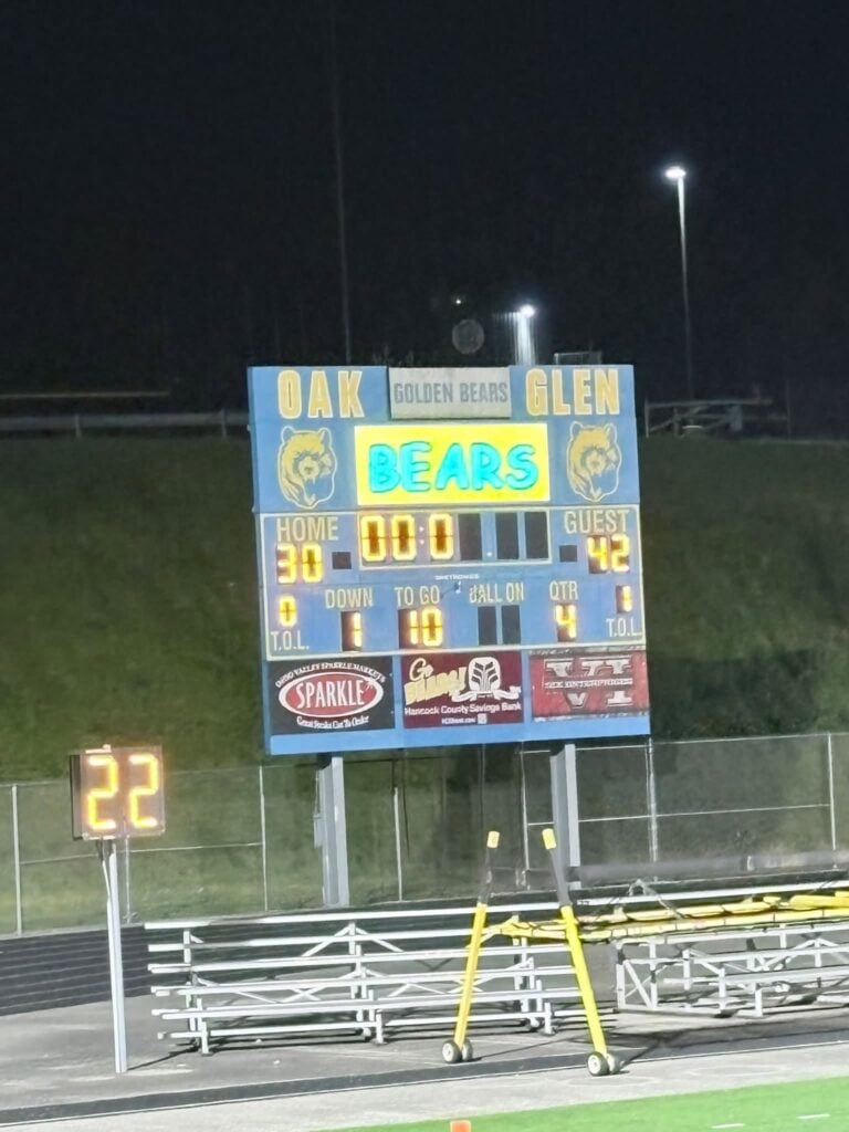 Southern Garrett Football Beats Oak Glen 42-30
